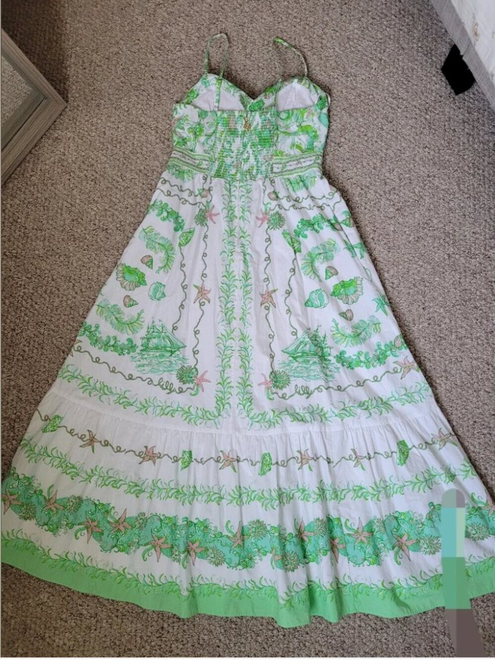 Lilly Pulitzer Janae Maxi Cotton Dress size 8 - Picture 6 of 8